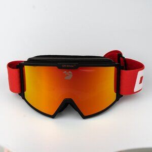 Off-White Ski Goggles Women Black Red Miror OERI055 2525 NEW AUTHENTIC